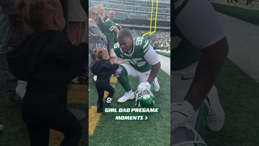 Good Luck Not Smiling Watching This Moment Between Quinnen Williams and His Daughter
