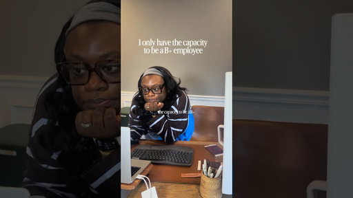 North Star: B+ employee, A+ human. #corporatelife #9to5life #workplace #career #millennial