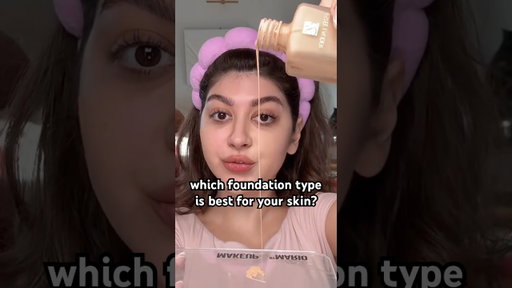 how to choose the right foundation TYPE based on your skin ✨ #beginnermakeup #foundation  makeup