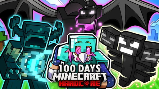 I spent 100 Days in HARDCORE Minecraft Beating it for the FIRST TIME !... Here's What Happened!
