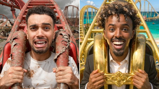 $10 vs $10,000 Theme Park