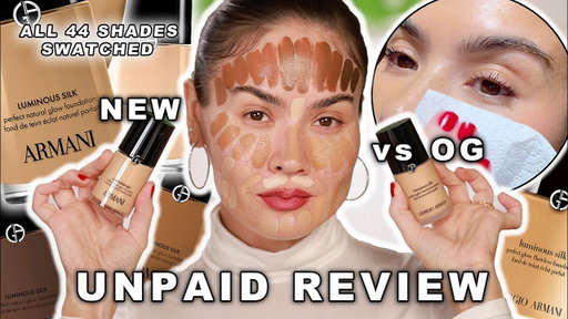 After 25 YEARS! Armani Luminous Silk REFORMULATED! Old vs New - 44 Shades Swatched Maryam Maquillage
