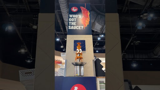 Streamer U and a hot sauce fountain too