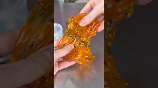 Making a Slime For the First Day of Fall 🍁
