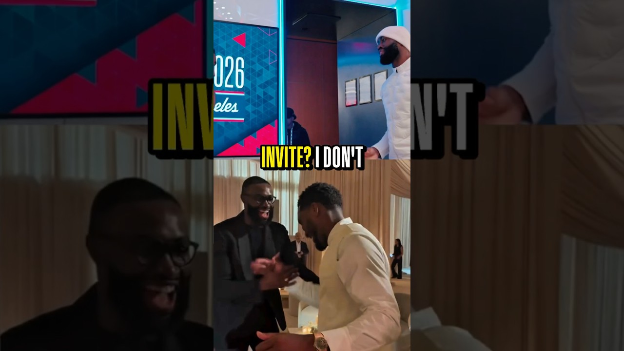 Jaylen Brown made it to Donovan’s wedding after all 😂 (via: fchwpo/IG)