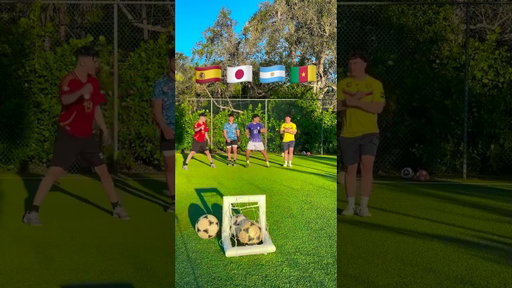 WHO SCORED ? #footballskillschallenge #football #soccer #footballshorts