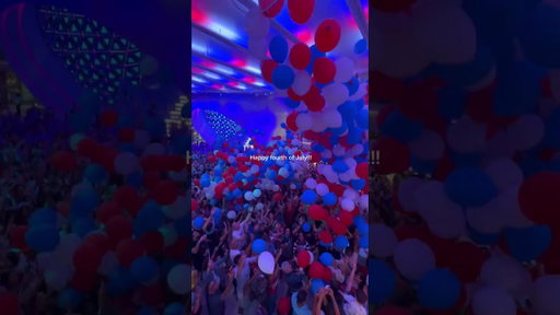 ⁠First 4th of July balloon drop on Legend of the Seas in the books 💯 #LegendoftheSeas #cruise