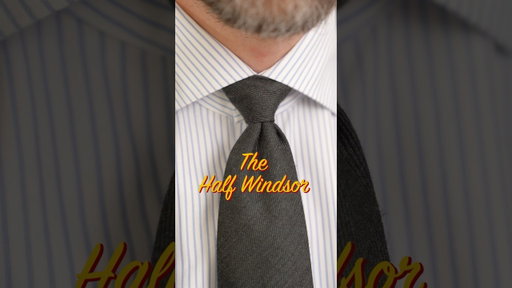 How to tie a Half Windsor Tie Knot. Step by Step.