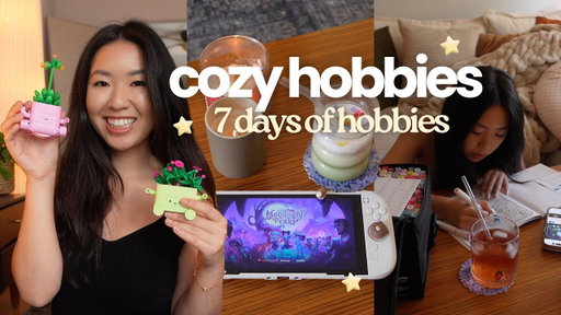 COZY HOBBY VLOG ✨🎮📚 can i actually make time for my hobbies every day?