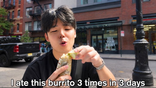 What I EAT NYC: I Can't Stop Eating This Burrito (banger) also I'm going on a diet