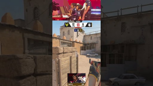 BTS Round - Twistzz 1v2 clutch vs Vitality #EWC