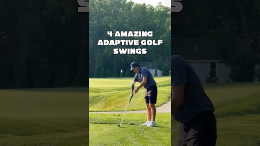 Which swing is your favorite?..#adaptiveathlete #adaptivegolfer #golf #inspiration #neverquit