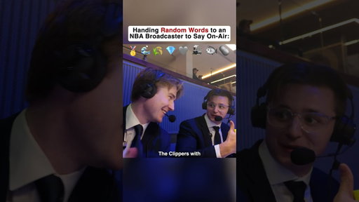 8x random in 1 NBA game 👀 #nbabasketball #nbaplayoffs #sportsbroadcaster #laclippers
