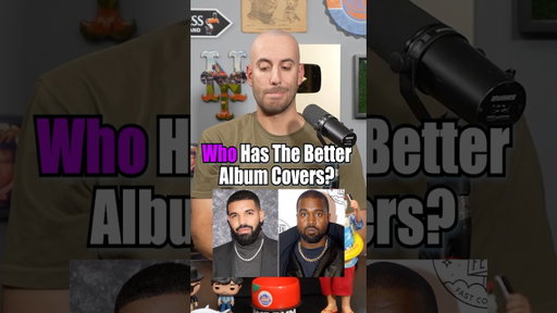 Who has The Better Album Covers Kanye Vs Drake? #fyp #music #album #kanyewest #drake m