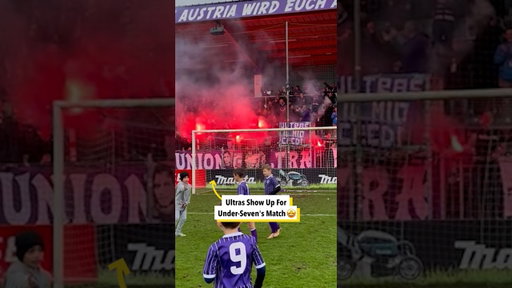 Ultras Show Up For Under-Seven's Match 🤩