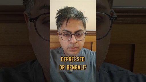 Depressed or just Bengali? #shorts #bengali #humor