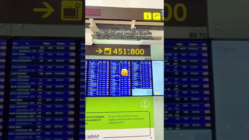 My airport anxiety meeting the "Final Boss" departures screen