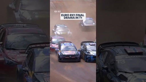 DRAMA in the RX1 Final! 😱 #fiarallycross #eurorx #racing #motorsport