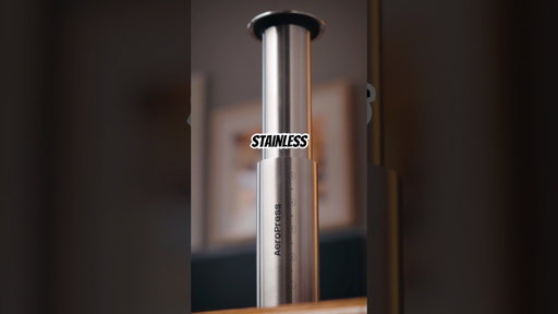 THE NEW AEROPRESS IS METAL …20%off the new@AeroPressCoffeeMaker stainless steel