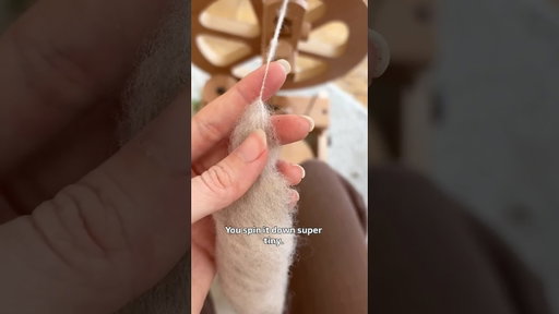 learning to spin yarn