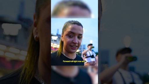 BambinoBecky Does a Forward Roll