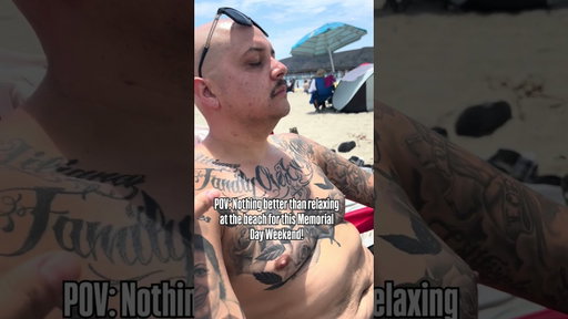 I just wanted to take a nap!😴🏝️ #memorialday #husbandwife #funny #beach