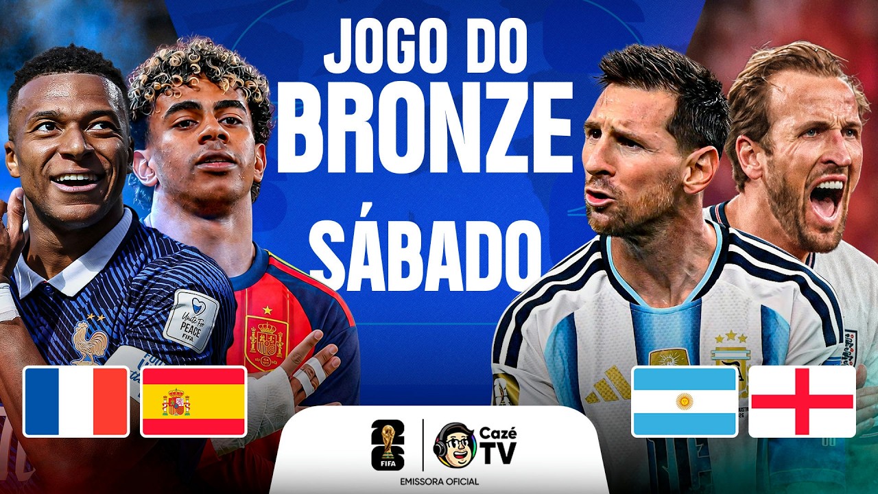 JOGO COMPLETO: FRANÇA X INGLATERRA | COPA DO MUNDO FIFA™ 2026 | DISPUTA DO BRONZE