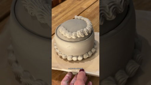 I made a clay cake