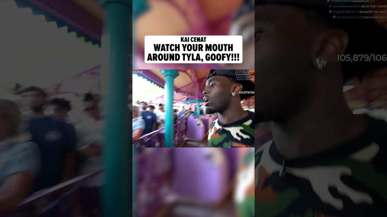 Kai Cenat Checks Disney World Guest Disrespecting Tyla During Stream