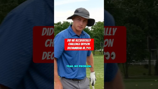 Did we accidentally challenge Bryson Dechambeau Jr.?👀