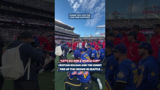 “Let’s go win a World Cup!” Fire us up 🔥🔥🔥 #worldcup #mariners #mlb #soccer #usmnt