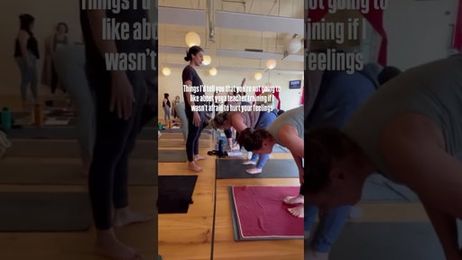 I'm not scared to hurt your feelings when I talk about yoga teacher training #yogacommunity #yoga