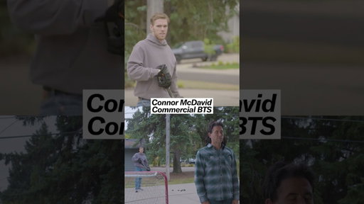 Connor McDavid's accuracy is crazy 🤯😉 #connormcdavid #hockey #nhl