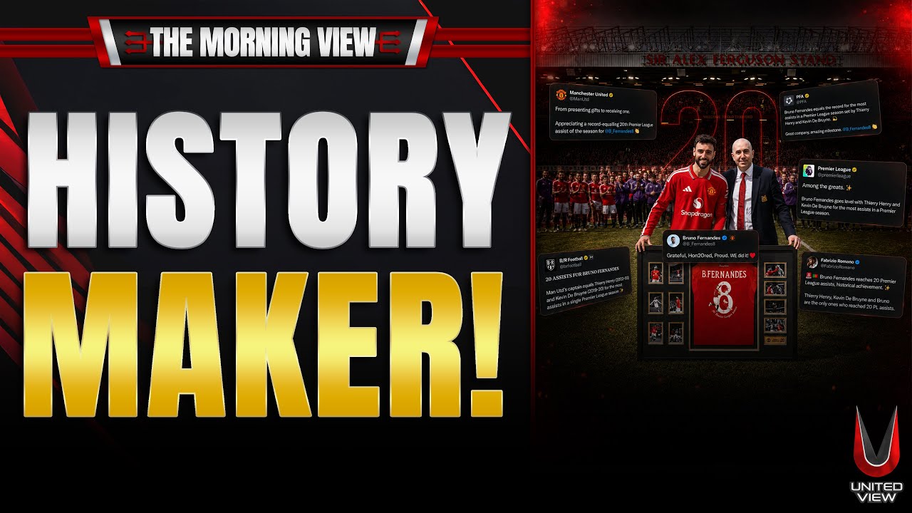 BRUNO MAKES HISTORY! Man Utd Captain Equals Premier League Assist Record