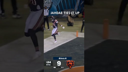 Jahdae Walker TD to tie the game! #touchdown #nfl #chicagobears