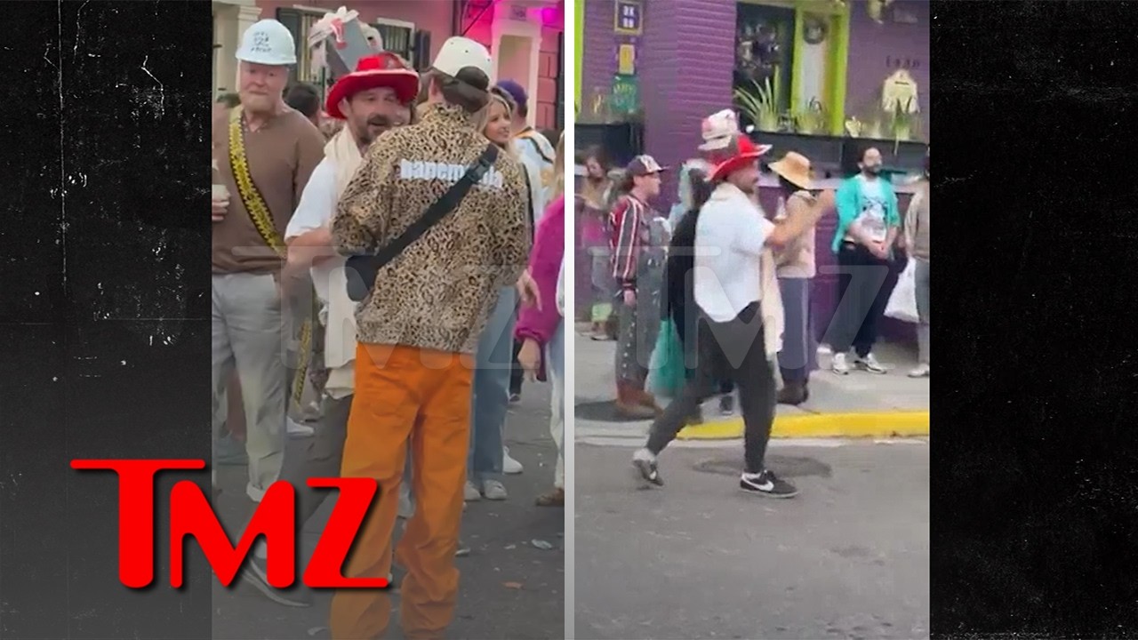 Shia LaBeouf Celebrates Lundi Gras in New Orleans | TMZ