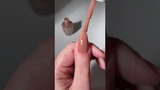 Rooting for Hue: an earthy, vegan* brown nail polish from Nature Strong. #shorts