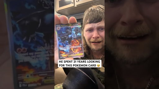 HE SPENT 21 YEARS LOOKING FOR THIS POKEMON CARD 🥹