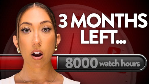 You Have 3 Months To Get Monetized... Here's What You're Gonna Do