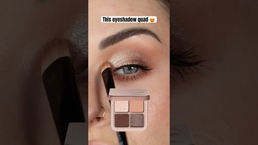 NEW Natasha Denona eyeshadow quad in nude 😍 #eyeshadow #easyeyeshadow