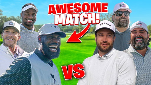 Our Epic Match With LeBron James, Austin Reaves And Bronny James!