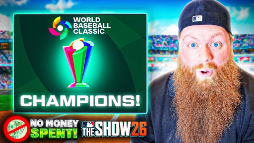 I BECAME THE WORLD BASEBALL CLASSIC CHAMPION AND GOT FREE PACKS! MLB The Show 26 | No Money Spent