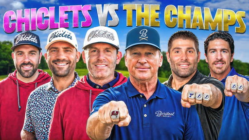 CHICLETS vs THE CHAMPS - Jon Gruden, Pat Maroon & Ryan McDonagh - Sandbagger Scramble