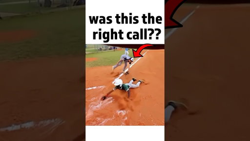 he covered home plate 😭
