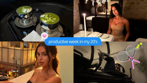 weekly vlog 🎾☁️ getting my life together, fitness challenge & trader joe’s run
