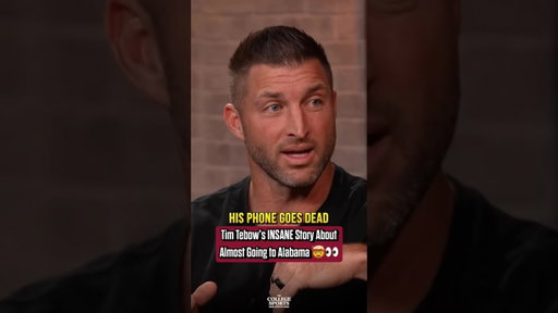 Tim Tebow was SO CLOSE to going to Alabama 🤯 (🎥 via IG: officialflagrant)