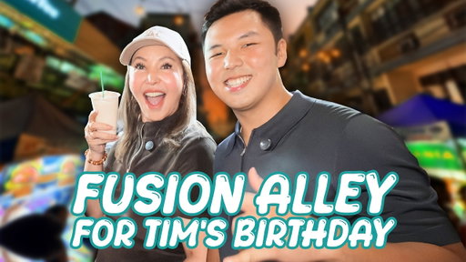 Treated Tim to Unlimited Food at Fusion Alley for his Birthday! | Small Laude