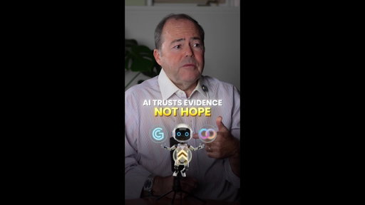 AI trusts evidence, not hope.
