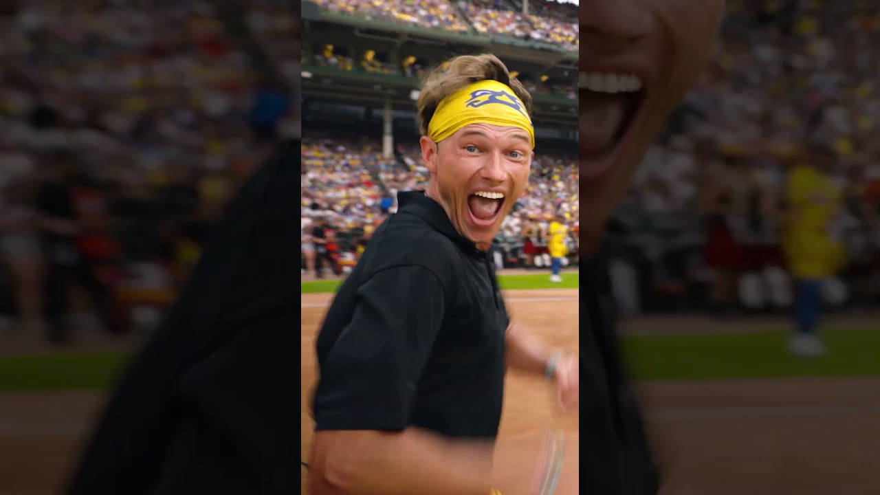 "I Ran" and So Did the Videographer #Shortsfeed#BAseball#Bowlingforsoup#Funyy#Parody