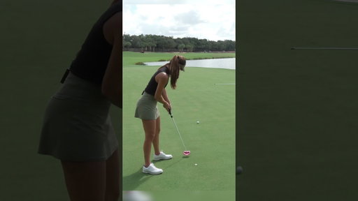 The putt felt amazing #golf